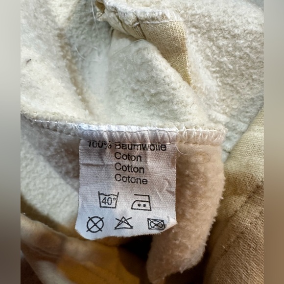 Adidas Equipment Kid's Youth Vintage Yellow Full Zip Hooded Jacket Size 7-8 Year - Picture 7 of 7